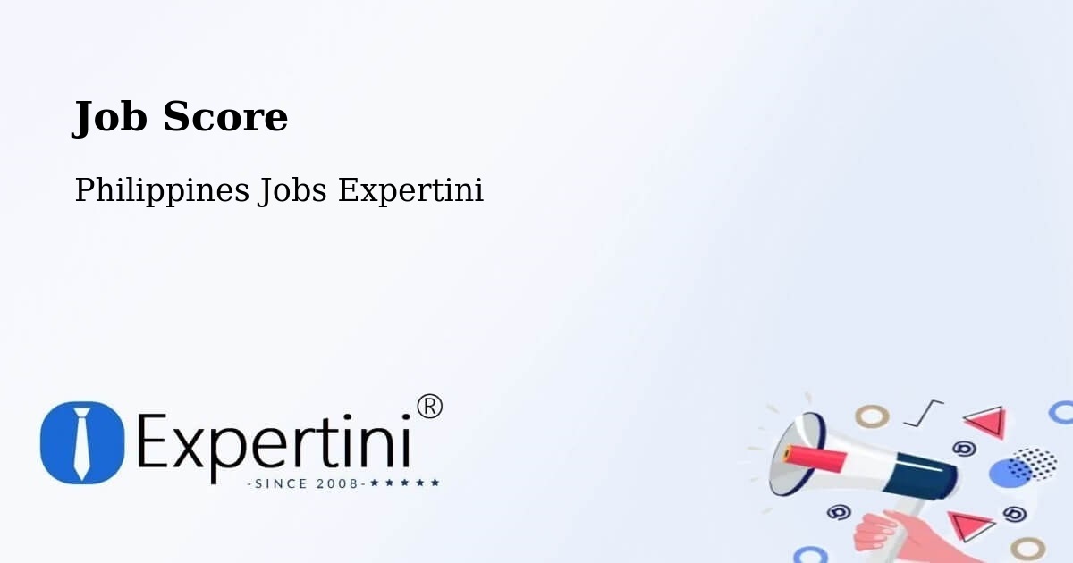 Job Score & Job Description Score Tool – Telbang - Philippines Jobs Expertini